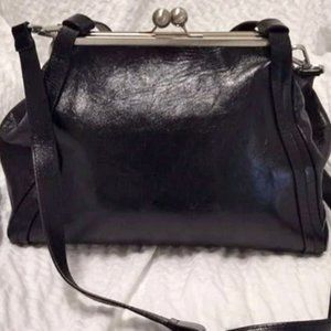 SOLD Lia Numa Made in Italy Leather Kiss Lock with Detachable Crossbody Strap